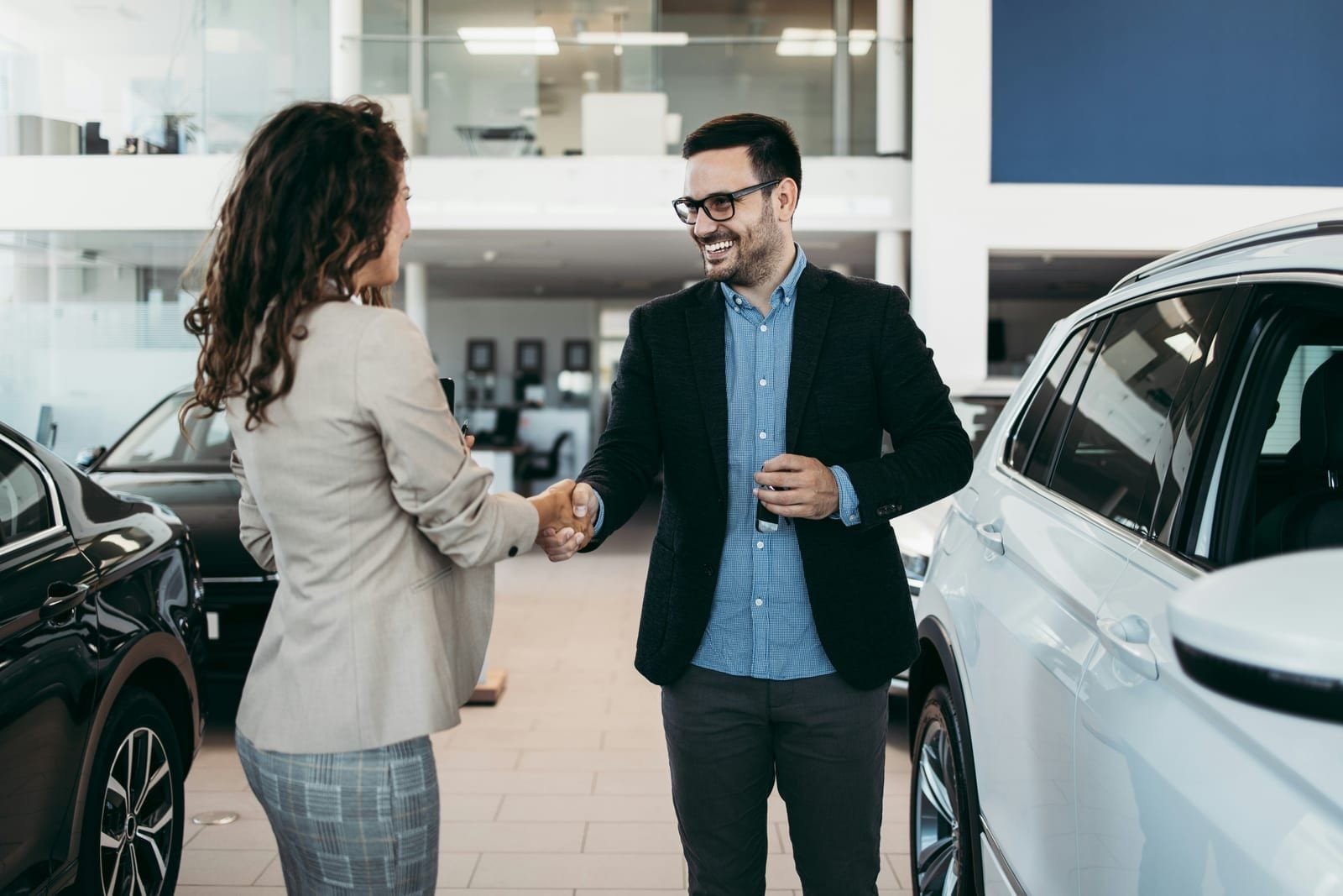 Salesperson at the dealership
