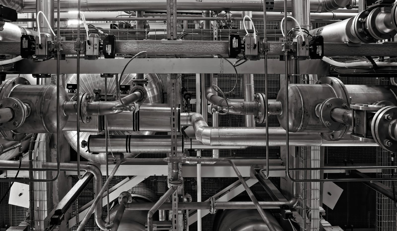 Close-up of an industrial component