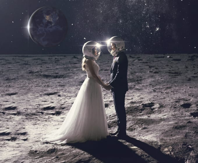 Campaña de marca «To The Moon» — key visual Honimunn